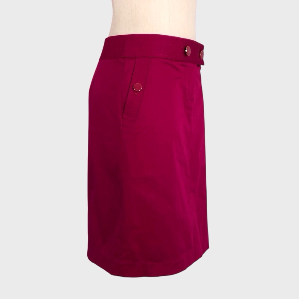J Crew Stretch Cotton Pencil Skirt - Picture 2 of 5